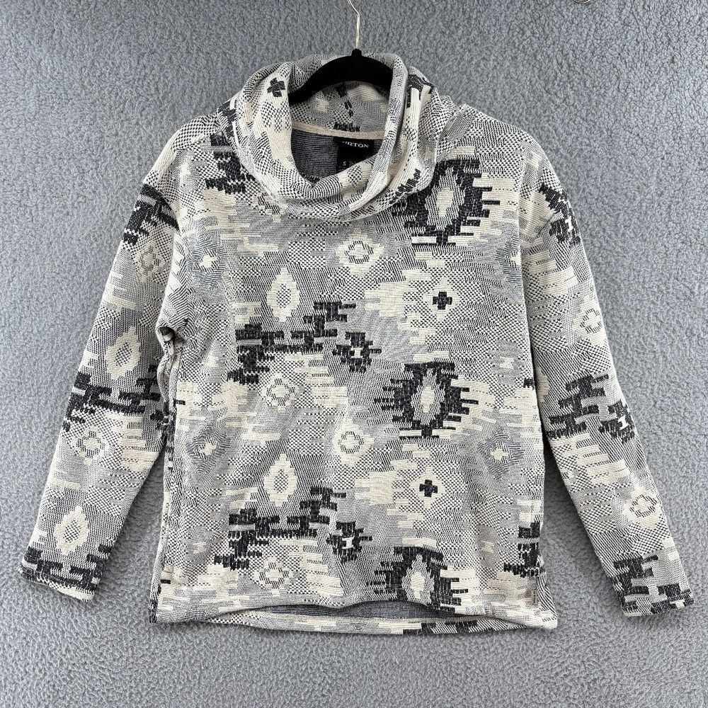 Burton Gray Patterned Sweatshirt